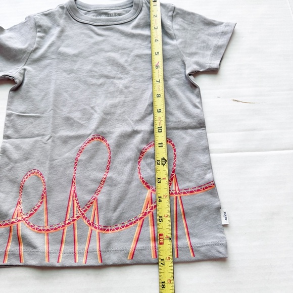Crewcuts Boy New Roller Coaster T-Shirt 
in Gray/Orange NWT Size XXS 2-3Y - Picture 9 of 14